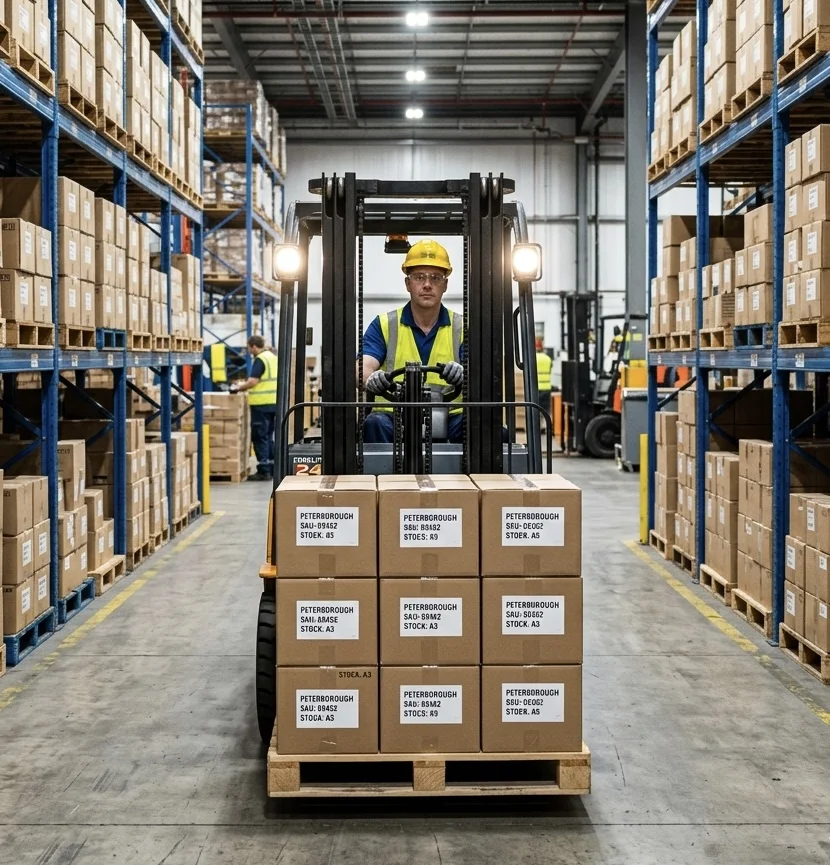 Certified forklift operator ready for work in Peterborough