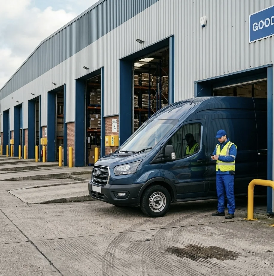HGV on the A1 corridor near Peterborough logistics parks